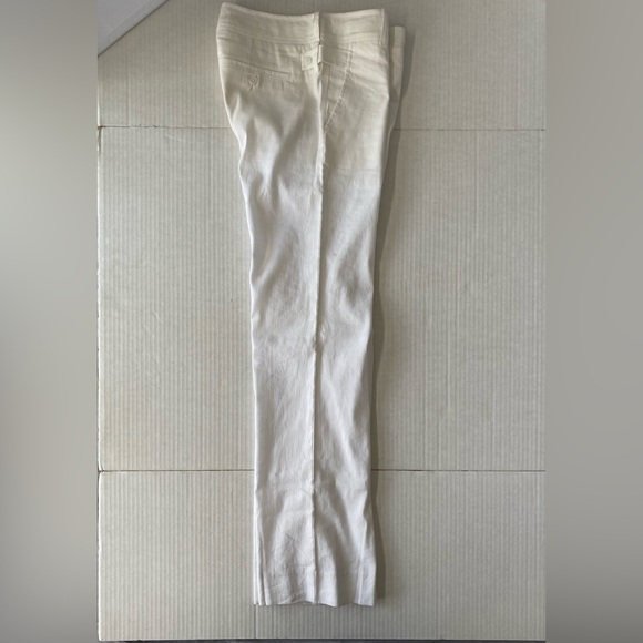 NWT Vince White Linen Cotton Pant in Size 6 - Picture 13 of 15